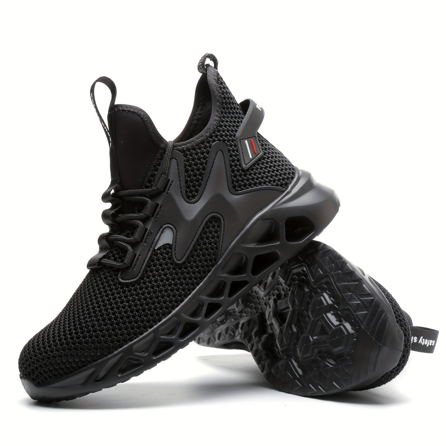 Men's Durable Steel Toe Work Shoes Safety Comfort