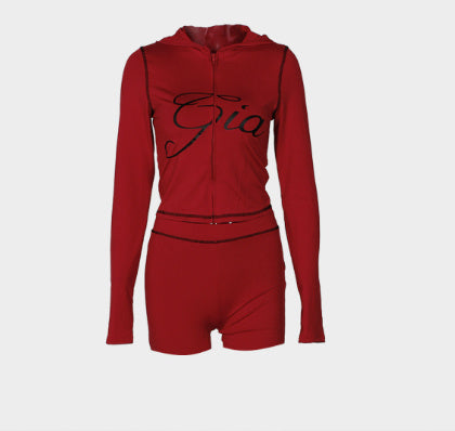 Women's Sexy Open Collar Polyester Long-sleeve Suit