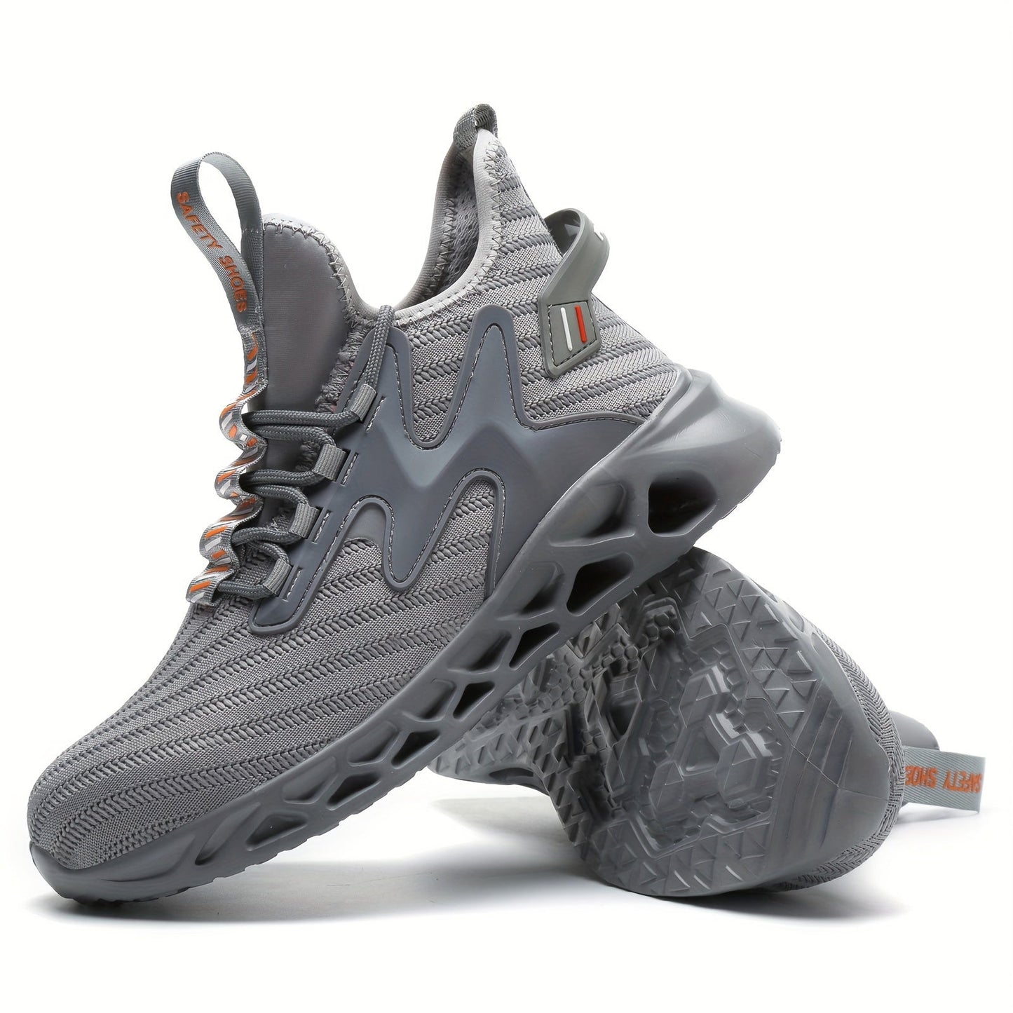 Men's Durable Steel Toe Work Shoes Safety Comfort