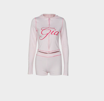 Women's Sexy Open Collar Polyester Long-sleeve Suit