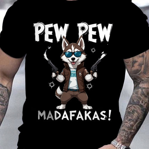 Men's Sports T-shirt "Pew Pew"