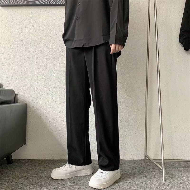 Men's Brown/Black Suit Pants