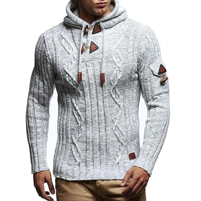 Men's Casual Long Sleeve Hooded Sweater