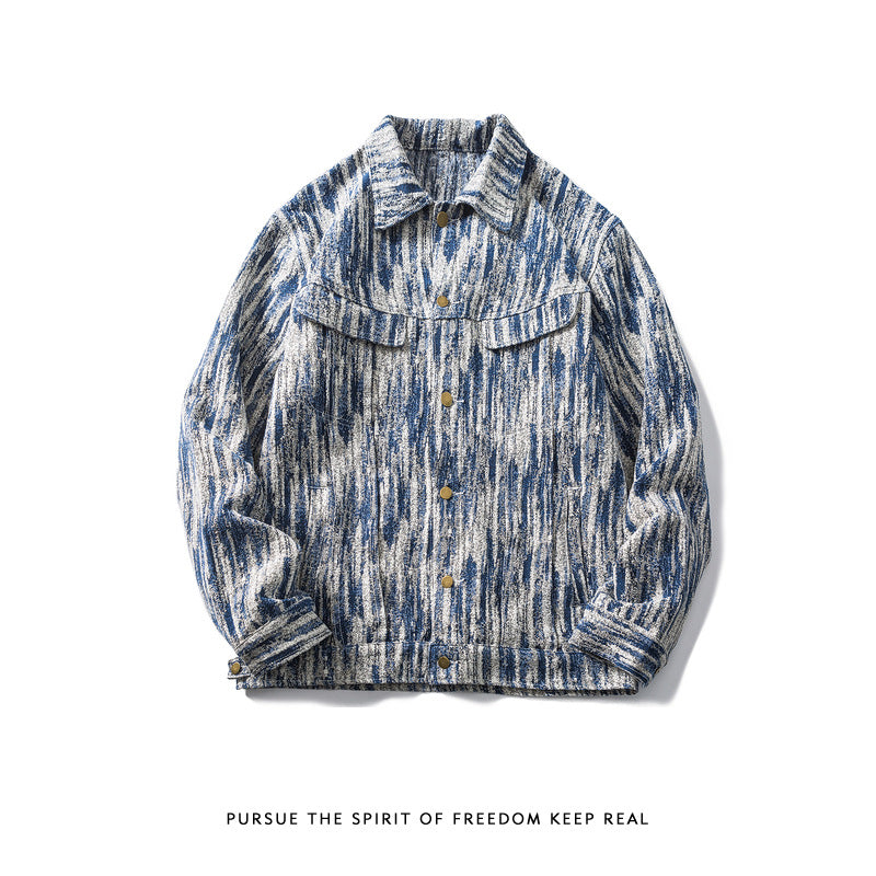 Oversize Washed Jacket Men