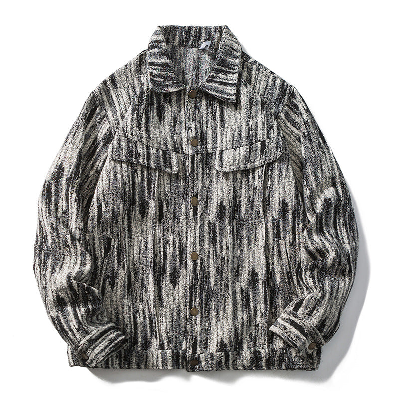 Oversize Washed Jacket Men