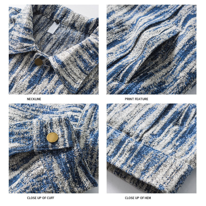 Oversize Washed Jacket Men