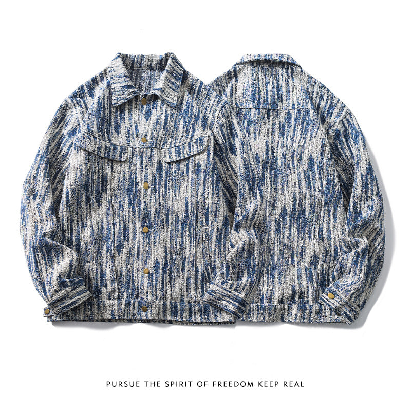 Oversize Washed Jacket Men
