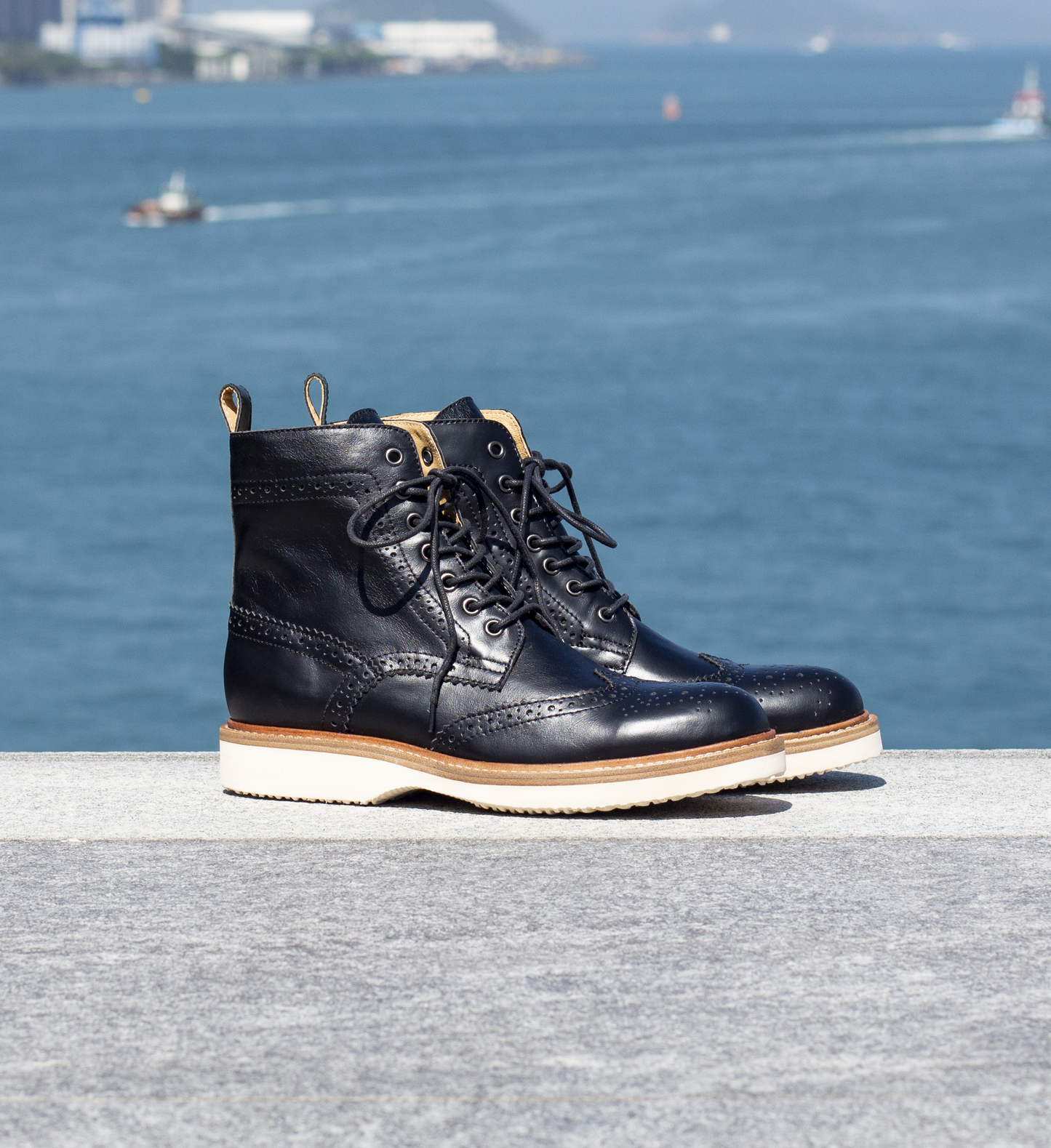 Men's Leather Oxford Boots
