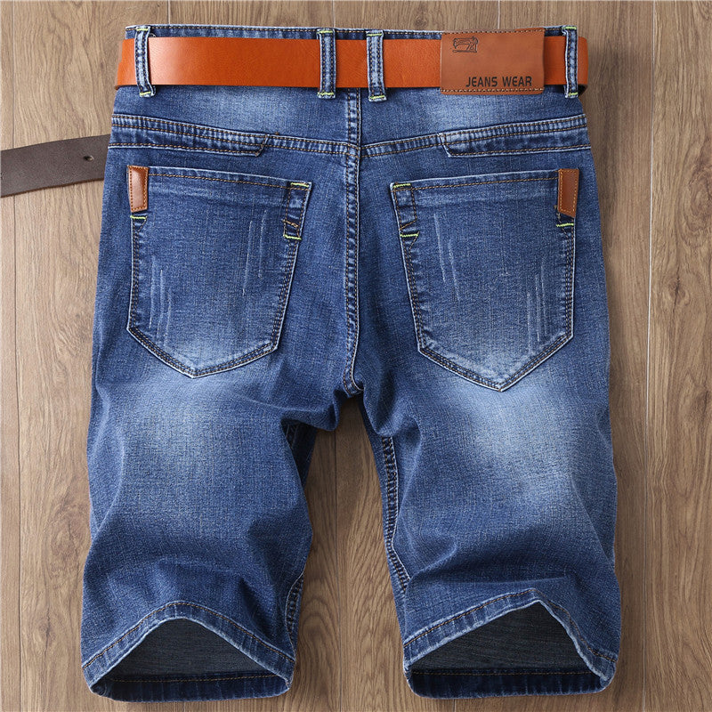 Men's Slim Fit Denim Shorts