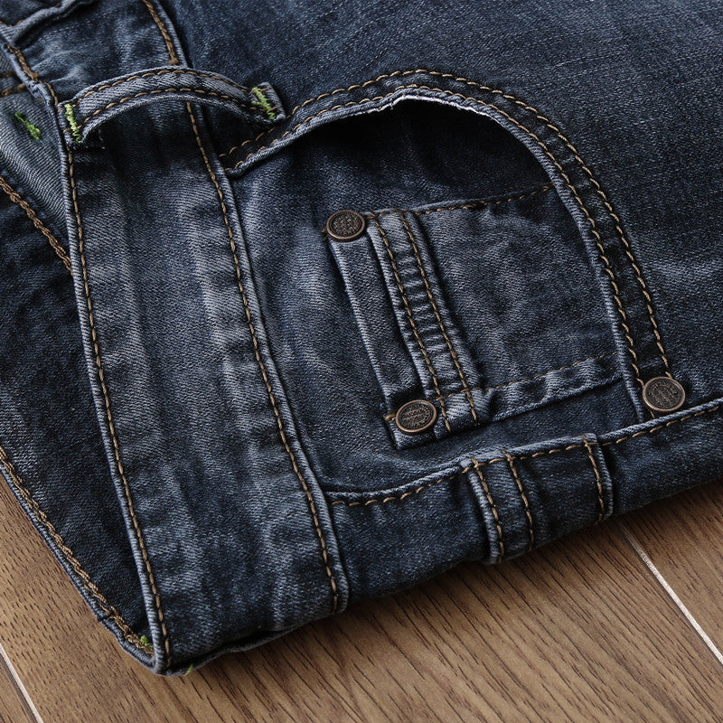 Men's Slim Fit Denim Shorts