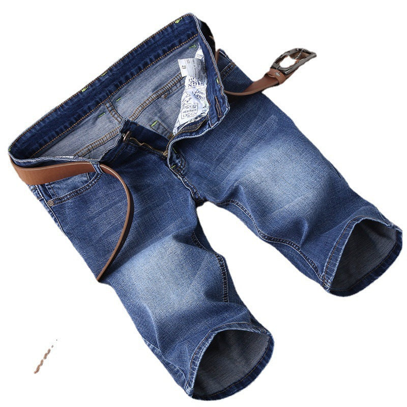 Men's Slim Fit Denim Shorts
