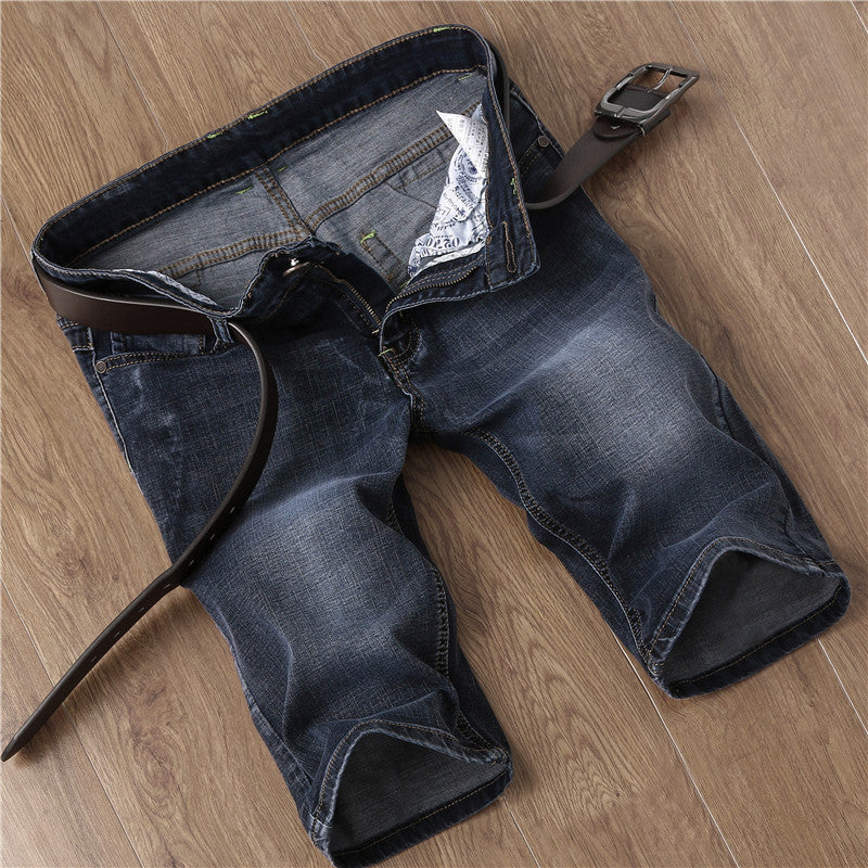 Men's Slim Fit Denim Shorts