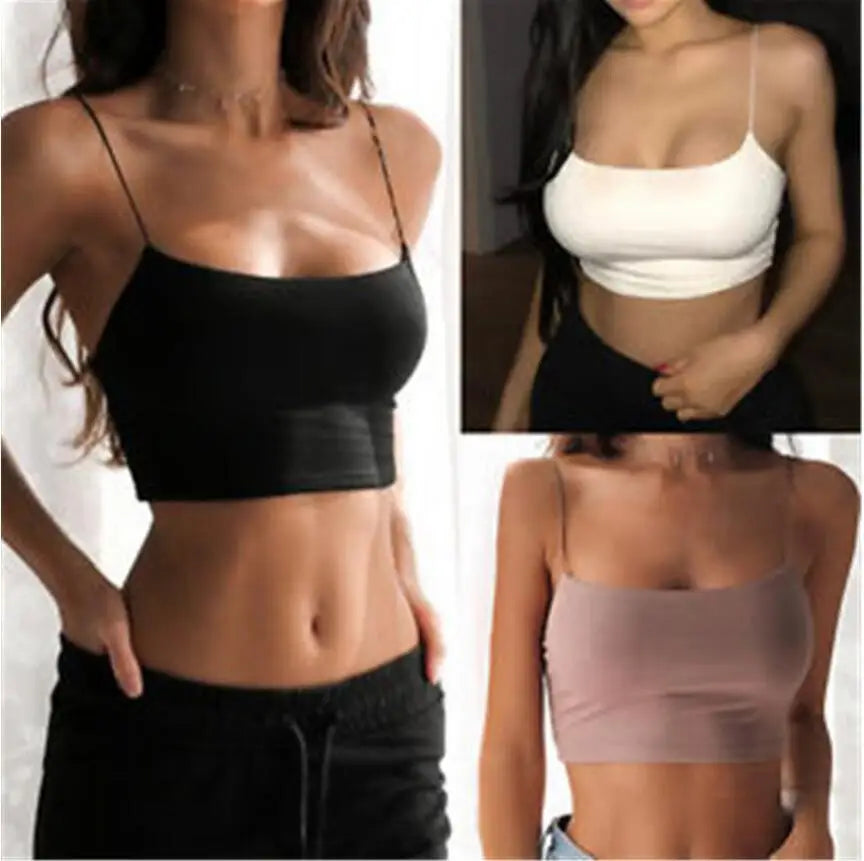 Women Summer Camisole Crop Top