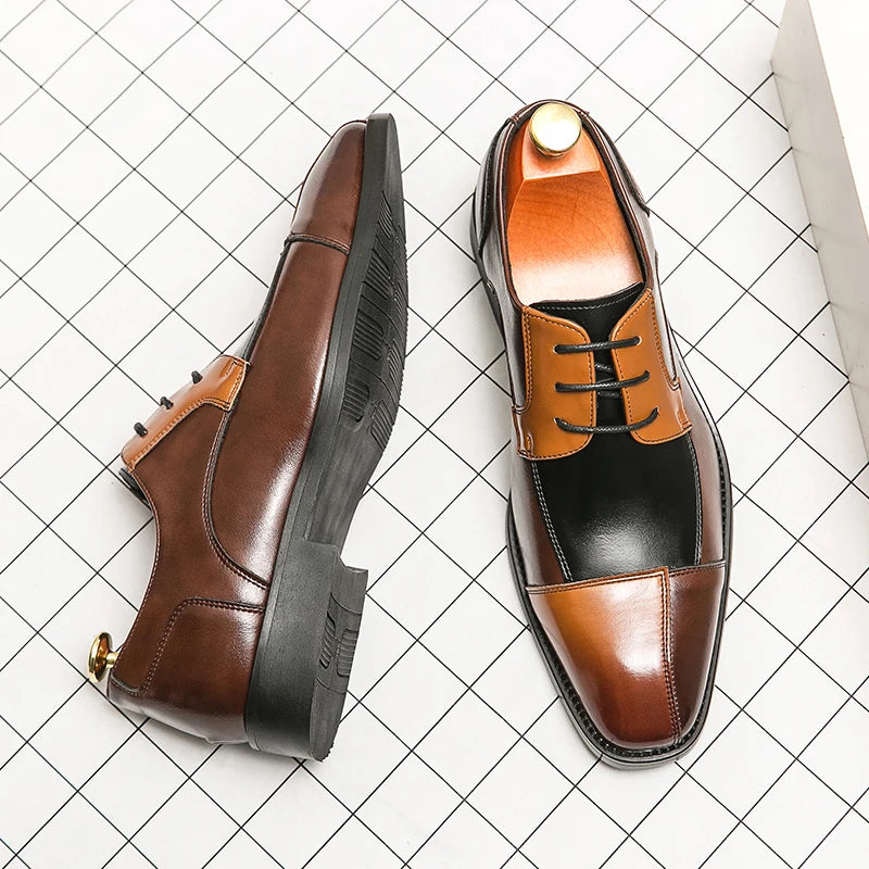 Men's Handmade Wingtip Oxford Shoes
