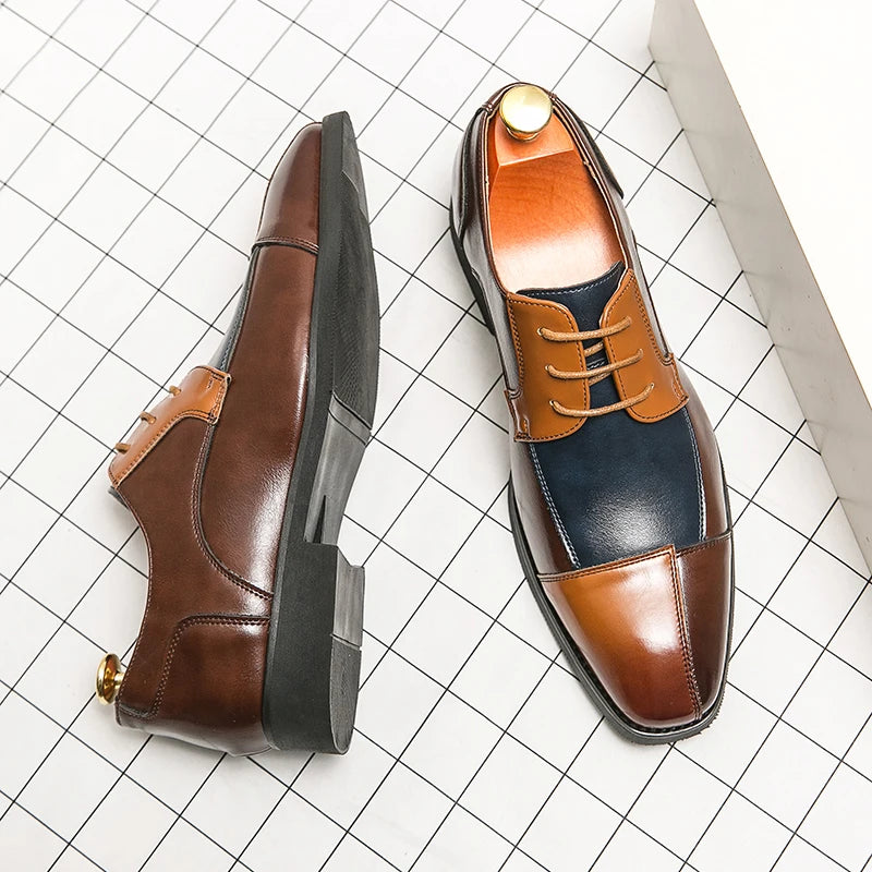Men's Handmade Wingtip Oxford Shoes