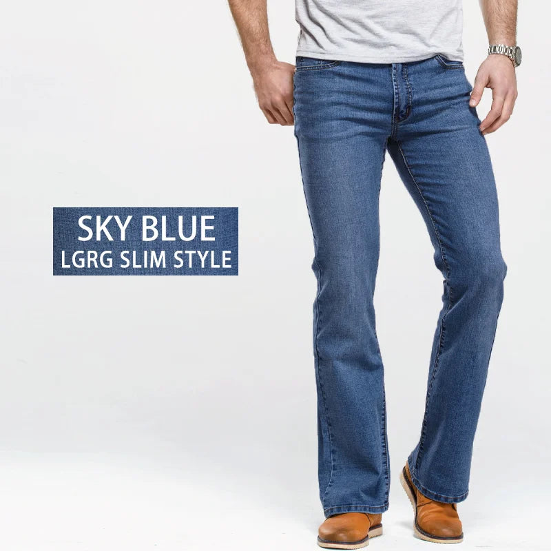 Men's B Cut Denim Slightly Flared