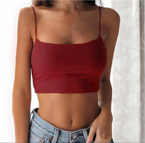 Women Summer Camisole Crop Top