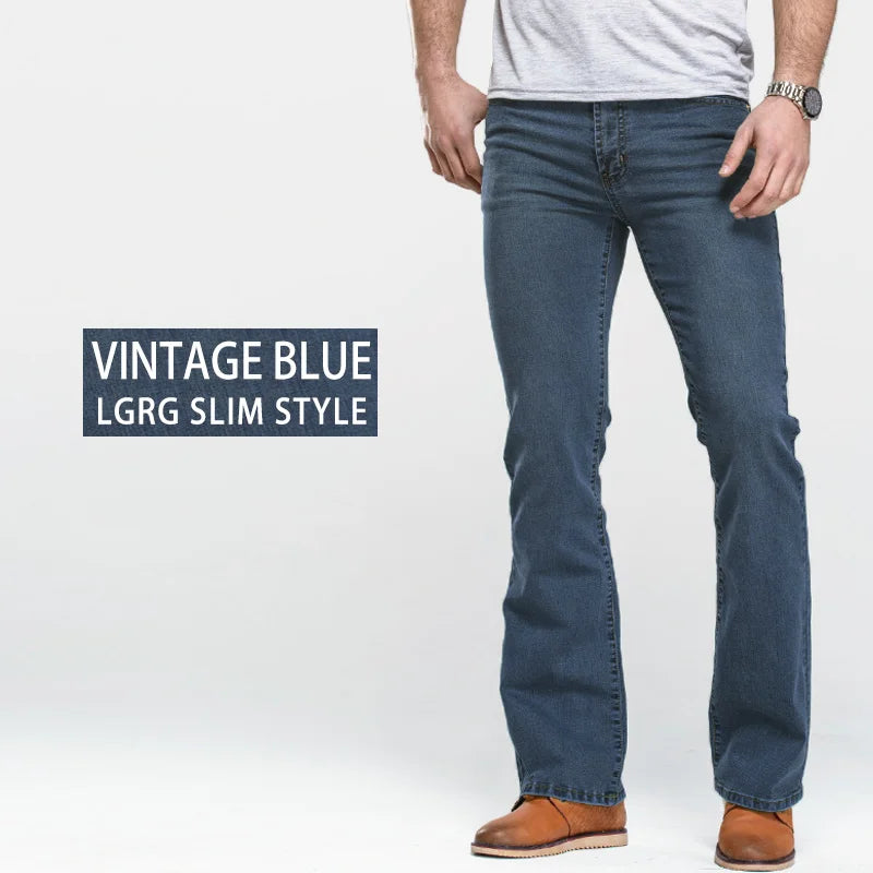 Men's B Cut Denim Slightly Flared