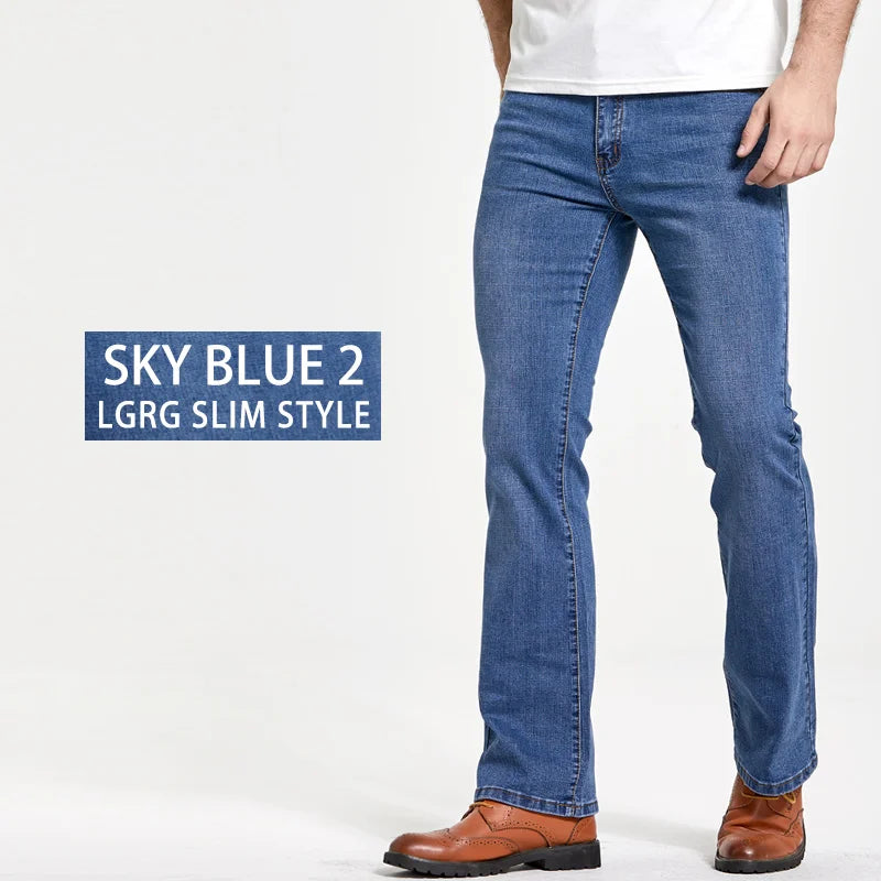 Men's B Cut Denim Slightly Flared