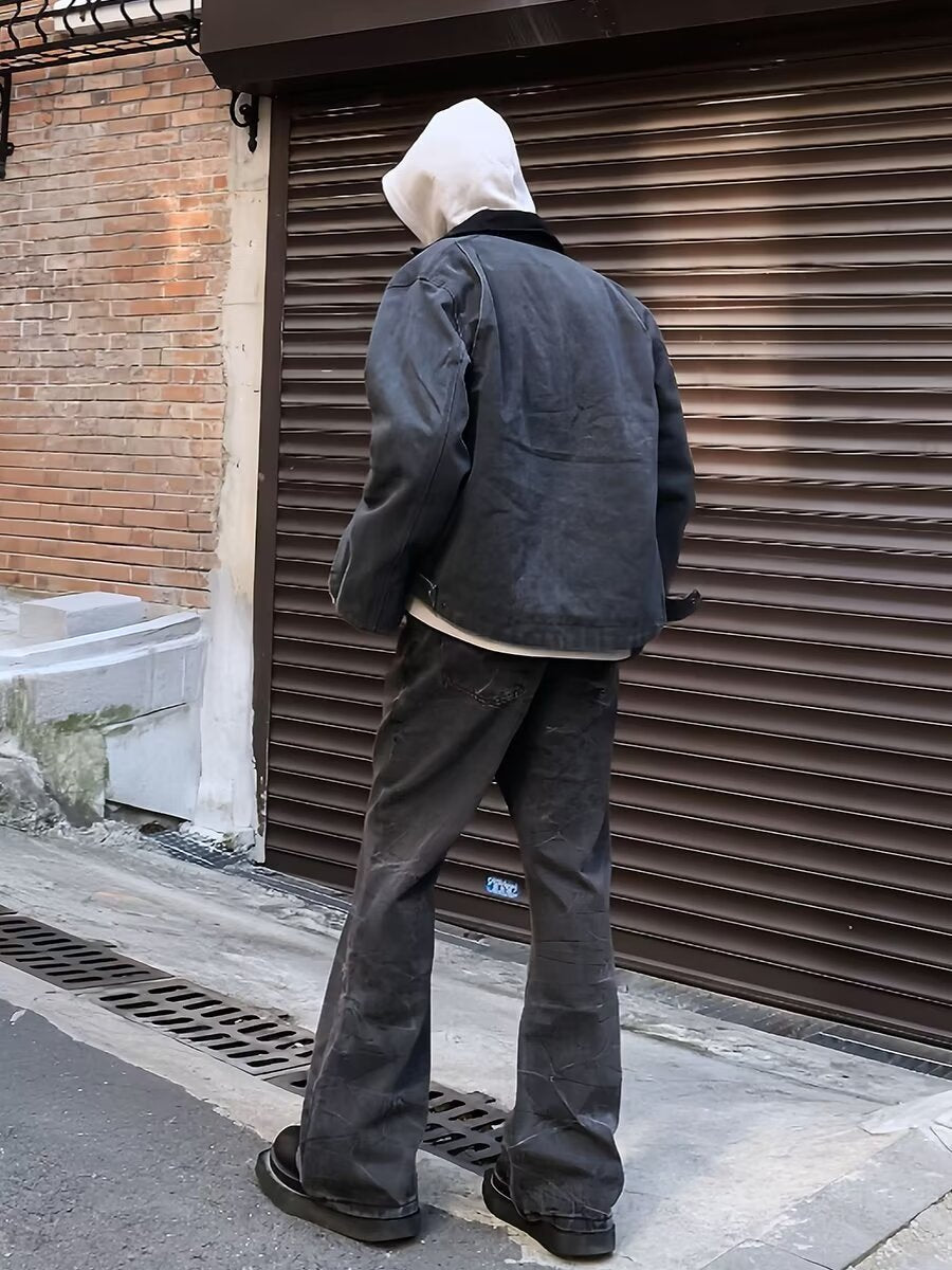 Men's American-style Washed Vintage Denim