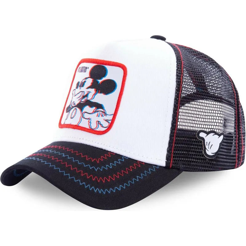 High Quality Disney Styles Anime Cartoon Snapback Cotton Baseball Cap Men Women Hip Hop Dad Hat Trucker Mesh Hat Dropshipping