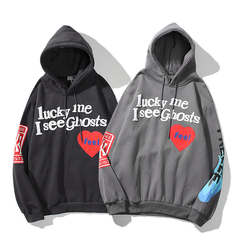 Weirdo Graffiti Letter Printed Hoodies