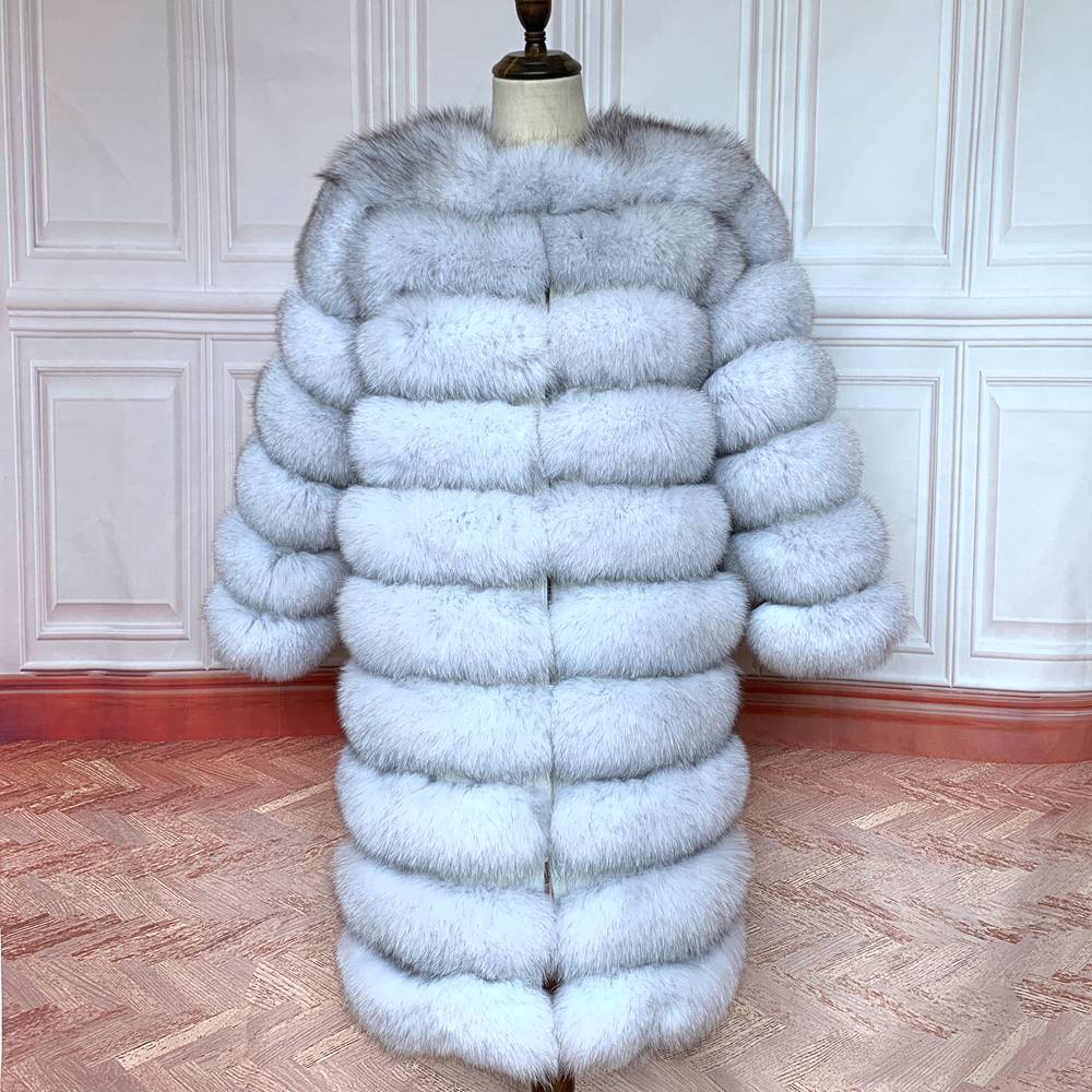 Real Fox Fur  Women's  Coat