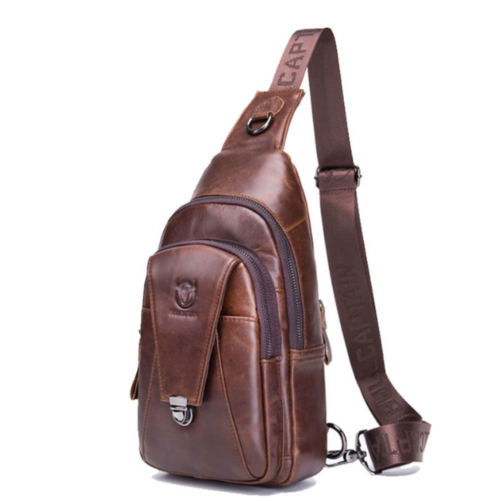 Leather Crossbody Bag For Men