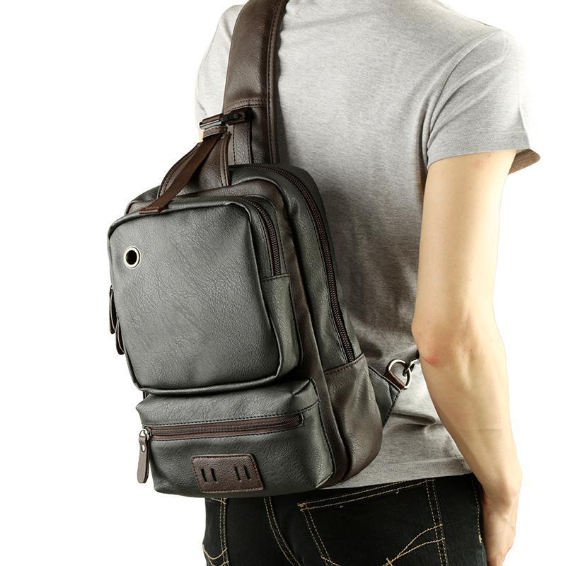 Korean Style Casual Outdoor Sport Crossbody Bag For Men