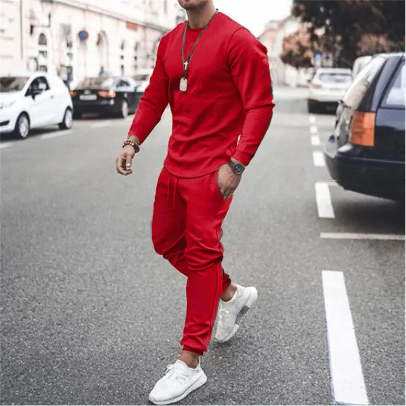 Private Label Men Plain Track Sweat Jogging Jogger Suit Set Custom Blank Tracksuit Sweatsuit With Logo Men 2 Two Piece Pants Set