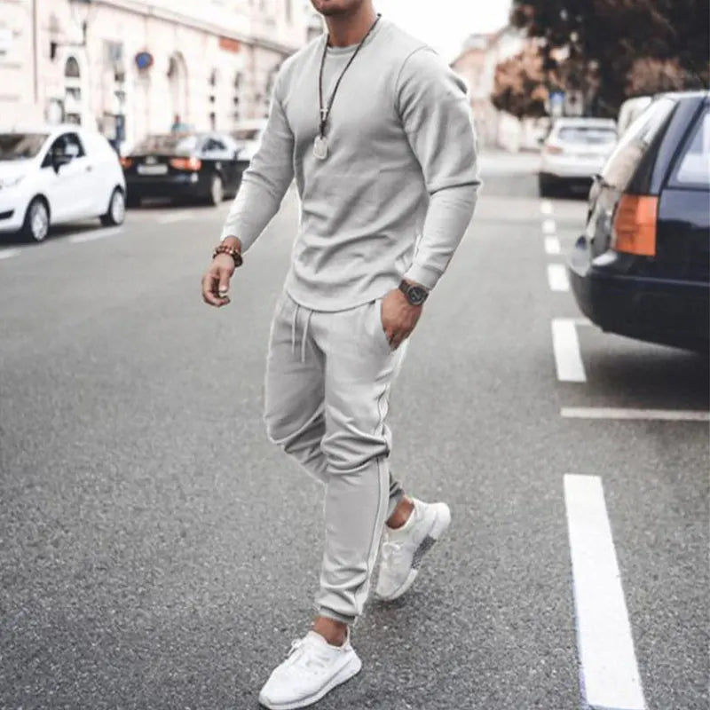 Private Label Men Plain Track Sweat Jogging Jogger Suit Set Custom Blank Tracksuit Sweatsuit With Logo Men 2 Two Piece Pants Set