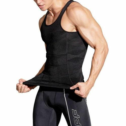 Men's Slimming Vest Body Shaper Corrective Posture Belly Compression