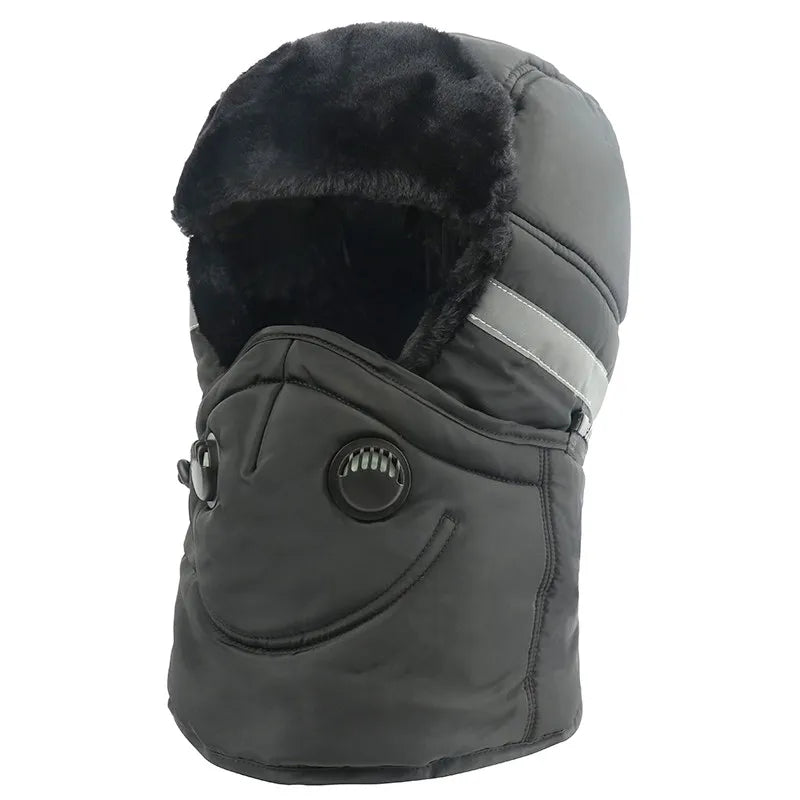 Warm Earflap Bomber Hats Caps  Russian Trapper