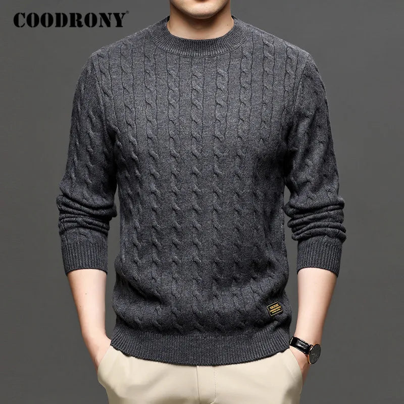 COODRONY Brand Sweater Men Knitwear