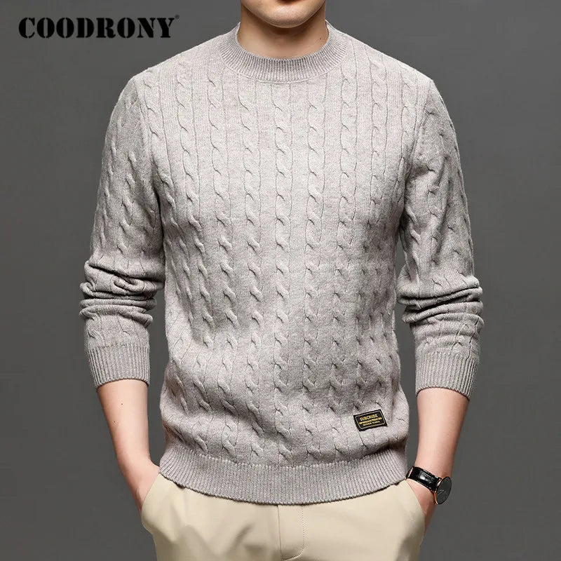 COODRONY Brand Sweater Men Knitwear