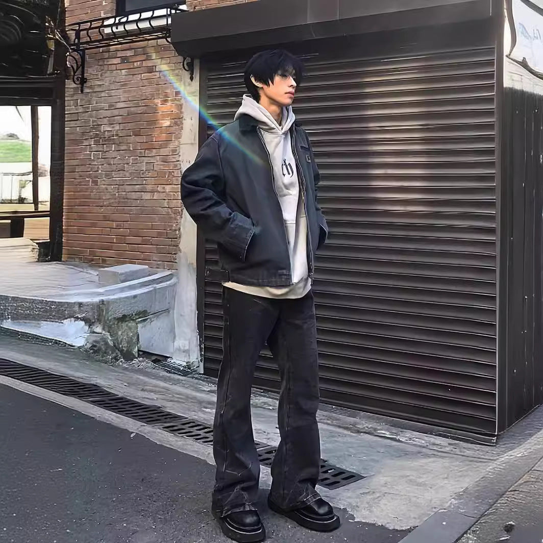 Men's American-style Washed Vintage Denim