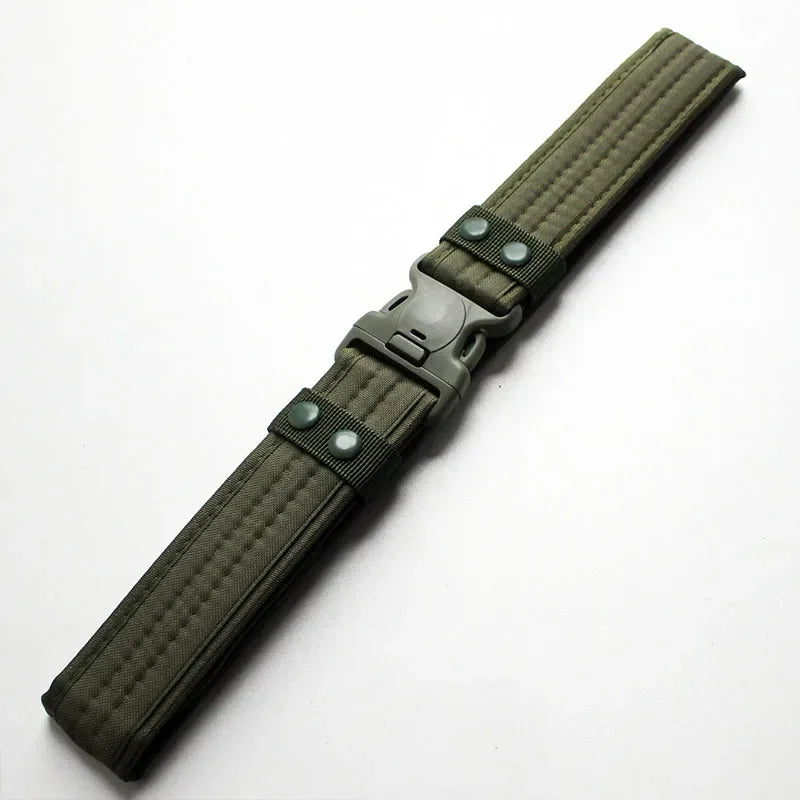 New Stretch Canvas Belts Quick Release Belt Fashion Black Men Canvas Waistband Outdoor Hunting 6 Colors 130cm Length