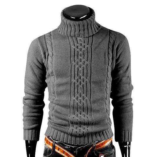 Long Sleeve Turtleneck Sweater Knitted Sweater