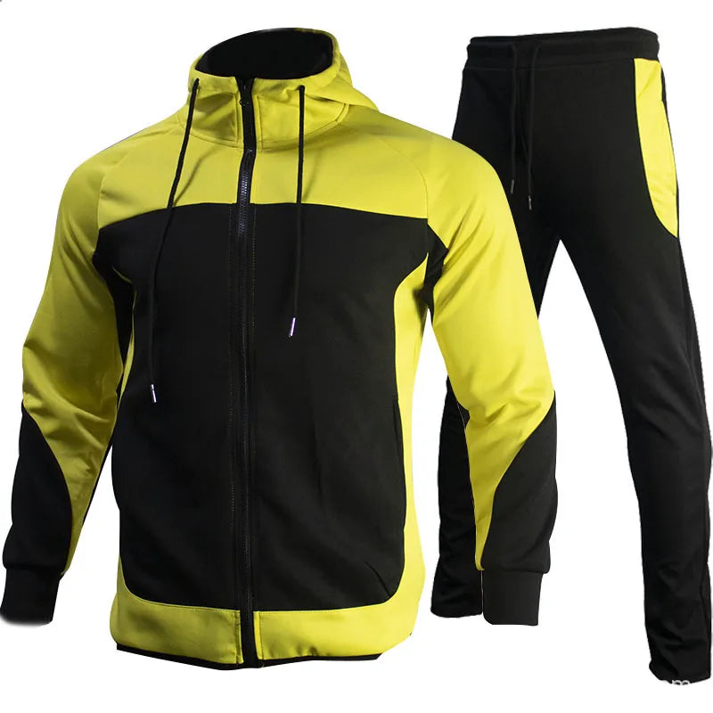 2022 High Quality Tracksuit Men Thick Sport Jogger Sweat Suit,customized Hoodie and Pants Set