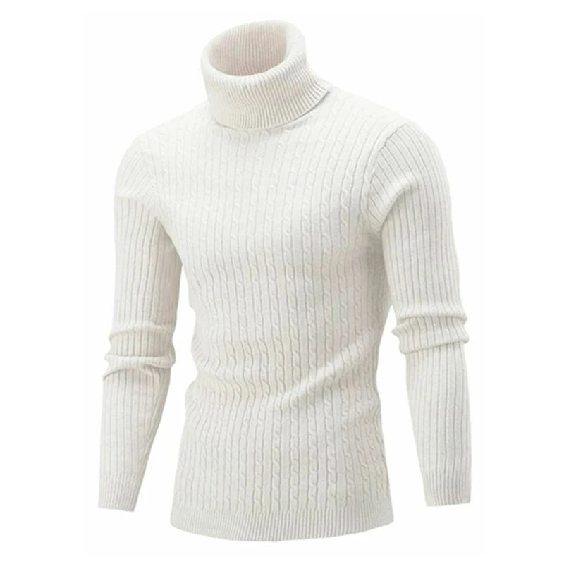 Long Sleeve Turtleneck Sweater Knitted Sweater