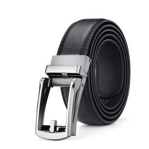 [DWTS]Belt Male Men's Belt  Genuine Leather Strap Luxury Brand Automatic Buckle Belts for Men Belts Cummerbunds  Cinturon Hombre