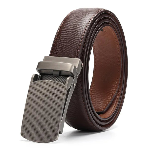 [DWTS]Belt Male Men's Belt  Genuine Leather Strap Luxury Brand Automatic Buckle Belts for Men Belts Cummerbunds  Cinturon Hombre