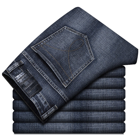 Gingtto Jeans Slim Baggy Jeans Men Straight