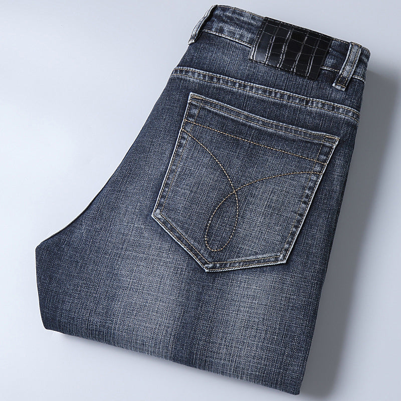 Gingtto Jeans Slim Baggy Jeans Men Straight