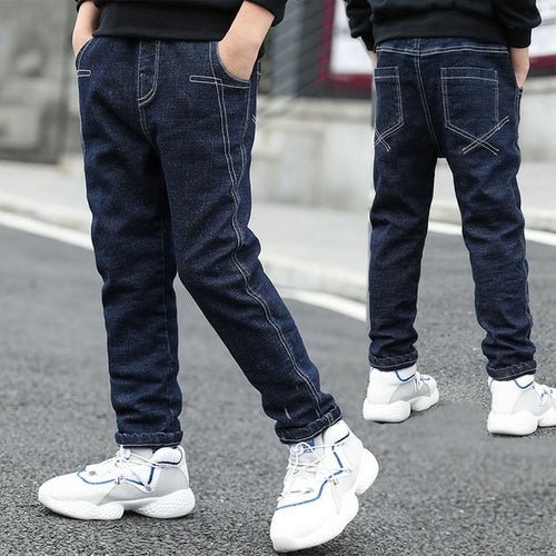 Diimuu Kids Skinny Jeans Boys Denim Pants