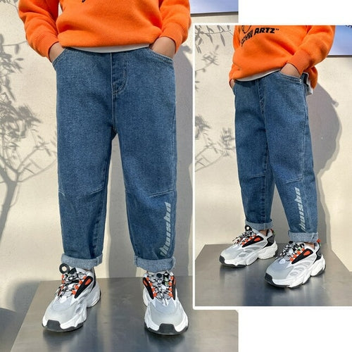 Diimuu Kids Skinny Jeans Boys Denim Pants