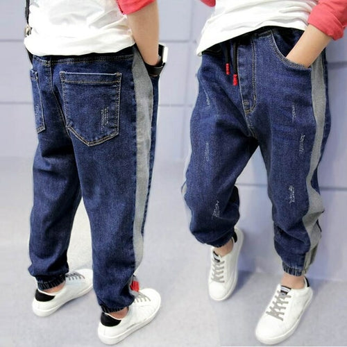 Diimuu Kids Skinny Jeans Boys Denim Pants