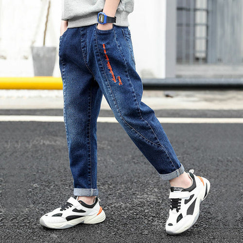 Diimuu Kids Skinny Jeans Boys Denim Pants