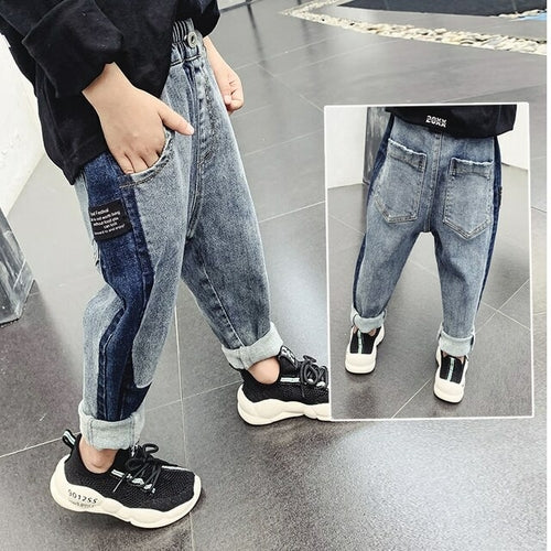 Diimuu Kids Skinny Jeans Boys Denim Pants