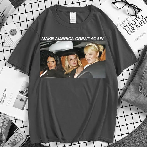 New Style T Shirt Britney Make America Great Again Tees Fashion T